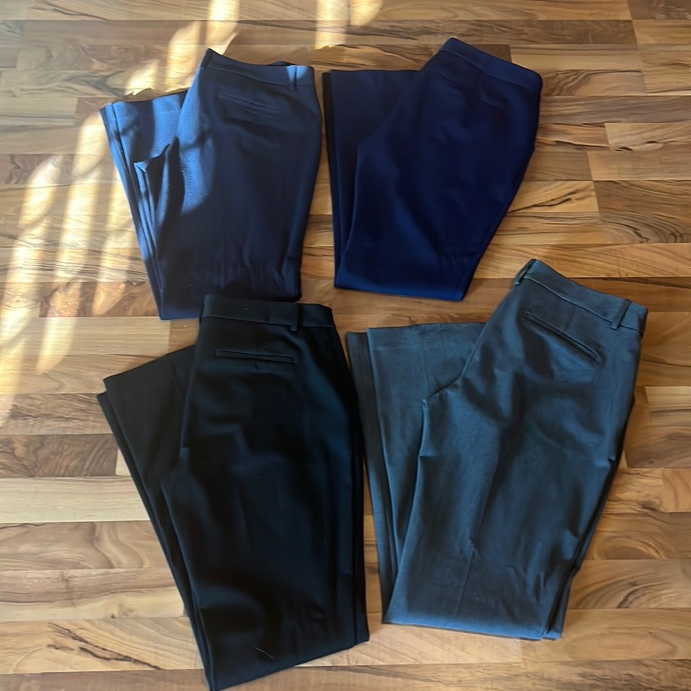 Lot of 4 Express barely boot dress pants in size 10R